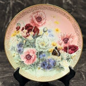 W.L. George “Poppy Pastorale” by Lena Liu Collector Plate